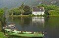 Rowing boats at Gougane Barra, Co. Cork